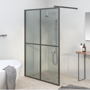 VidaXL-Inloopdouchescherm-100x195-cm-donker-gehard-glas