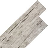 vidaXL PVC-Fliesen Selbstklebend 2,51 m² 2 mm Eiche Gewaschen