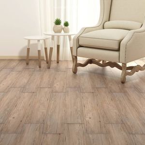 vidaXL - Vloerplanken - zelfklevend - 2,51 - m² - 2 - mm - PVC - bruin - eiken