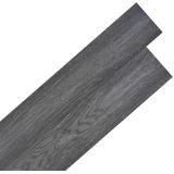 vidaXL - Vloerplanken - zelfklevend - 2,51 - m² - 2 - mm - PVC - zwart - en - wit