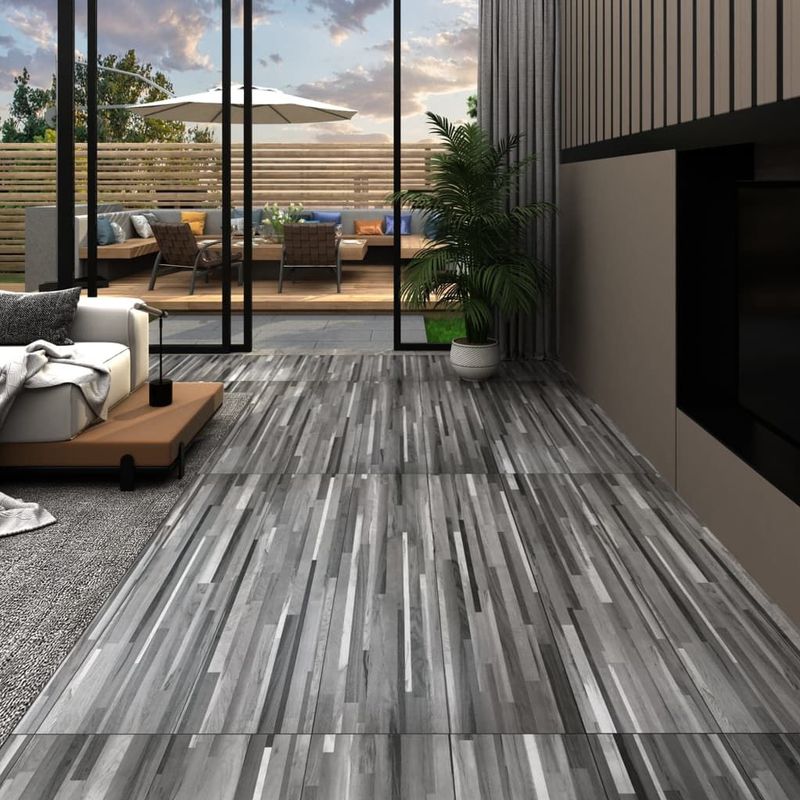 VidaXL-Vloerplanken-zelfklevend-2,51-m²-2-mm-PVC-gestreept-grijs
