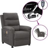 vidaXL - Massagestoel - Donkergrijs - Elektrisch - Verstelbare Posities