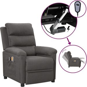 vidaXL - Massagestoel - Donkergrijs - Elektrisch - Verstelbare Posities