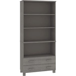 vidaXL-Hoge-kast-HAMAR-massief-grenenhout-lichtgrijs