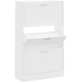 vidaXL-Schoenenkast-63x24x103-cm-bewerkt-hout-wit