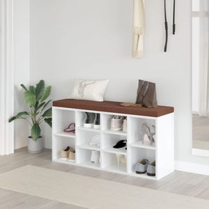 vidaXL-Schoenenrek-103x30x48-cm-bewerkt-hout-hoogglans-wit