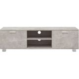 vidaXL TV-Schrank Betongrau 140x40,5x35 cm Holzwerkstoff