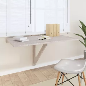 IWA Concept Opklapbare tafel - Aan de muur gemonteerde eettafel - Walnoot - Hout