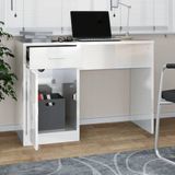 vidaXL-Bureau-met-kast-en-lade-100x40x73-cm-bewerkt-hout-hoogglans-wit