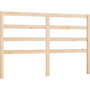 vidaXL - Hoofdbord - 141x4x100 - cm - massief - grenenhout
