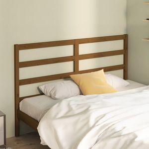 vidaXL - Hoofdbordx4x100 - cm - massief - grenenhout - honingbruin