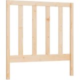 vidaXL Hoofdbord 106x4x100 cm massief grenenhout