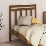 vidaXL - Hoofdbord - 106x4x100 - cm - massief - grenenhout - honingbruin