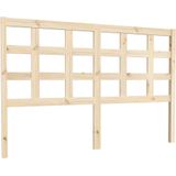 vidaXL - Hoofdbord - 145,5x4x100 - cm - massief - grenenhout