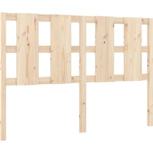 Hoofdbord 125,5x4x100 cm massief grenenhout