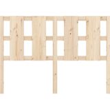 vidaXL Hoofdbord 140,5x4x100 cm massief grenenhout