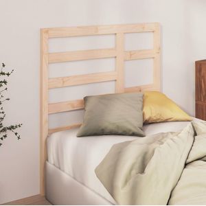 vidaXL - Hoofdbord - 81x4x104 - cm - massief - grenenhout