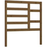 vidaXL Hoofdbord 96x4x104 cm massief grenenhout honingbruin