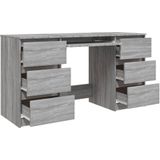 vidaXL-Bureau-140x50x77-cm-bewerkt-hout-grijs-sonoma-eikenkleurig