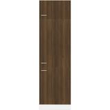 VidaXL Koelkastkast 60x57x207 cm - Bewerkt Hout - Bruineikenkleurig