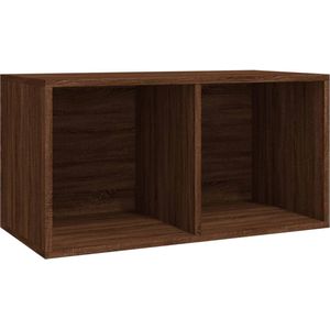 vidaXL-Opbergbox-voor-LP's-71x34x36-cm-bewerkt-hout-bruineikenkleurig