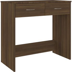 vidaXL-Bureau-80x40x75-cm-bewerkt-hout-bruineikenkleurig