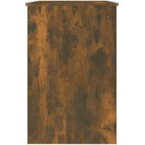 vidaXL Bureau - Gerookt Eiken - Bewerkte Hout