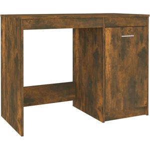 VidaXL-Bureau-100x50x76-cm-bewerkt-hout-gerookt-eikenkleurig