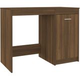 vidaXL Bureau - Bruin - Bewerkt Hout - 100x50x76 cm