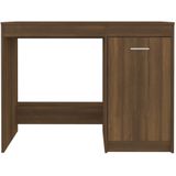 vidaXL Bureau - Bruin - Bewerkt Hout - 100x50x76 cm