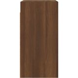 VidaXL Tv-meubel 30,5x30x60 cm - Bewerkt Hout - Bruineikenkleurig