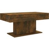 vidaXL Salontafel 96x50x45 cm bewerkt hout gerookt eikenkleurig