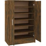 vidaXL-Schoenenkast-60x35x92-cm-bewerkt-hout-gerookt-eikenkleurig