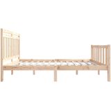 vidaXL Bedframe massief hout 120x190 cm
