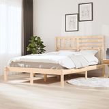 vidaXL Massivholzbett ohne Matratze 120x200 cm Kiefernholz