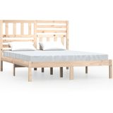 vidaXL Bedframe massief grenenhout 150x200 cm