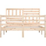 Massivholzbett ohne Matratze 160x200 cm Vidaxl
