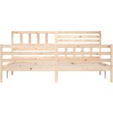 vidaXL Bedframe massief hout 180x200 cm