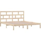 vidaXL Bedframe massief hout 180x200 cm 6FT Super King