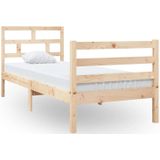 vidaXL Massivholzbett 75x190 cm