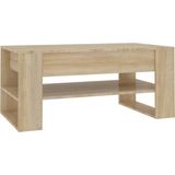vidaXL Couchtisch Sonoma-Eiche 102x55x45 cm Holzwerkstoff
