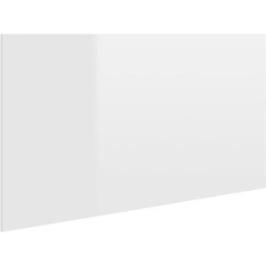 VidaXL Hoofdbord 160x1,5x80 cm - Bewerkt Hout Hoogglans Wit