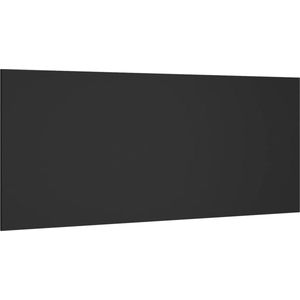 VidaXL Hoofdbord 200x1,5x80 cm - Bewerkt Hout Zwart