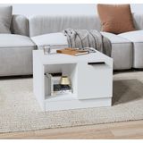 vidaXL Couchtisch Weiß 50x50x36 cm Holzwerkstoff
