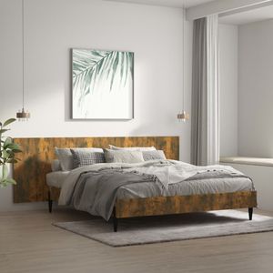 vidaXL-Hoofdbord-wandmodel-240x1,5x80-cm-bewerkt-hout-gerookt-eiken