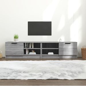 vidaXL TV-Schränke 2 Stk. Grau Sonoma 80x35x36,5 cm Holzwerkstoff