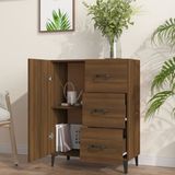Vidaxl - Sideboard Braun Eichen-Optik 69,5x34x90 cm Holzwerkstoff