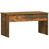 VidaXL Salontafel 102x50,5x52,5 cm - Bewerkt Hout - Gerookt Eikenkleurig