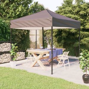VidaXL Inklapbare Partytent 2x2m Taupe