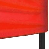 vidaXL - Partytent - inklapbaar - 3x3 - m - rood